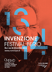 Communiqué de presse Invenzione Festival Berio
