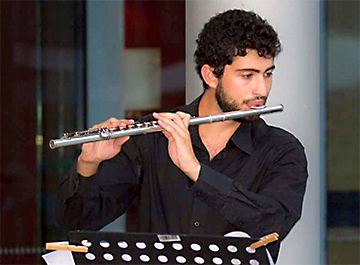 Adrian Saint Pol, flûte